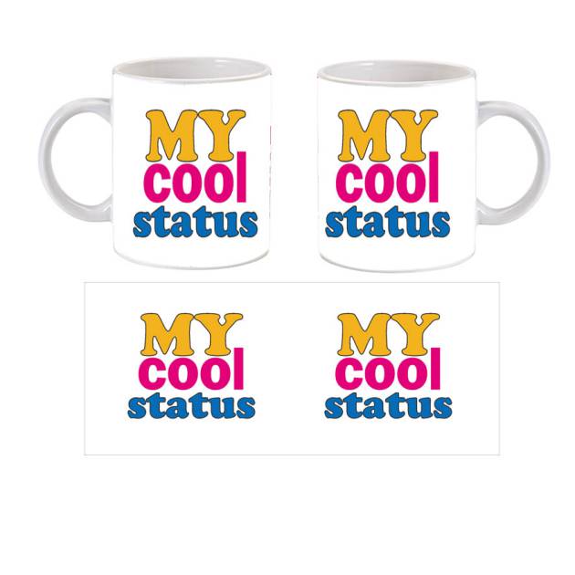 My Cool Status Customized White Mug