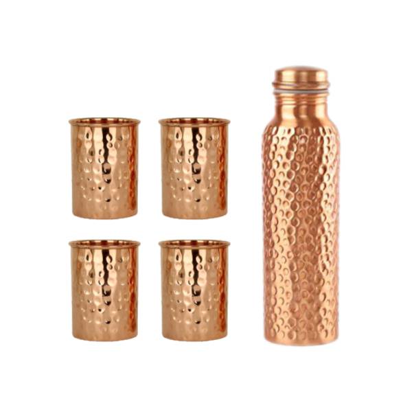 Hammer Bottle with 4 Glass Set PC-80