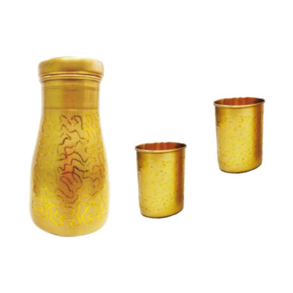 Golden Touch Room Jar With 2 Glass PC-92