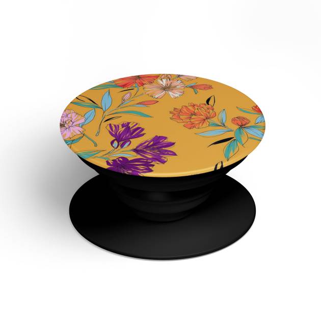 Floral Print Phone Holder and Stand