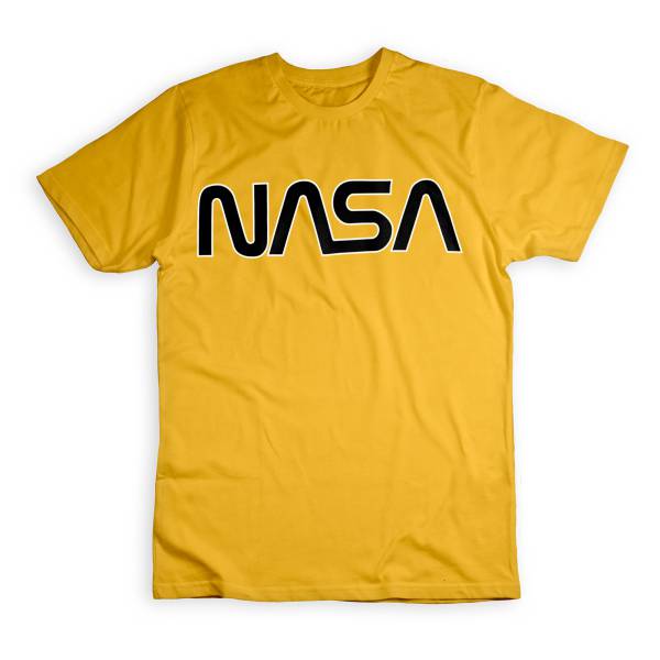 Nasa Text Cotton Unisex T-shirt